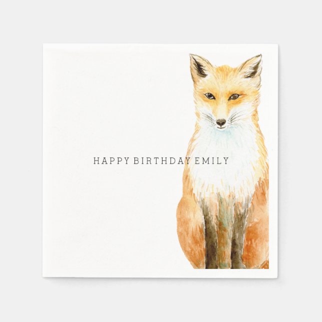 Sweet Fox Napkin (Front)