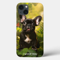 🐶💗Sweet Frenchie puppy in a jungle