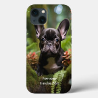 🐶💛Sweet Frenchie puppy in a jungle