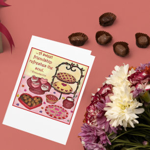 Sweet Friendship Valentine Card (customisable)