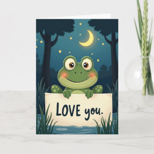 Sweet Frog Love You Card