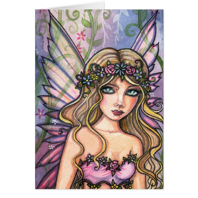Sweet Garden Fairy Card by Molly Harrison (Front)
