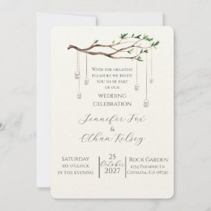 Sweet Garden Wedding Invitation