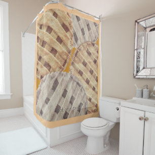 Sweet Georgia Peach Pie Custom Shower Curtain