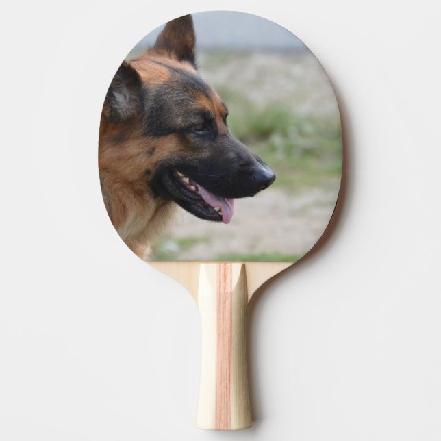 Sweet German Shepherd Dog Ping Pong Paddle (Front)