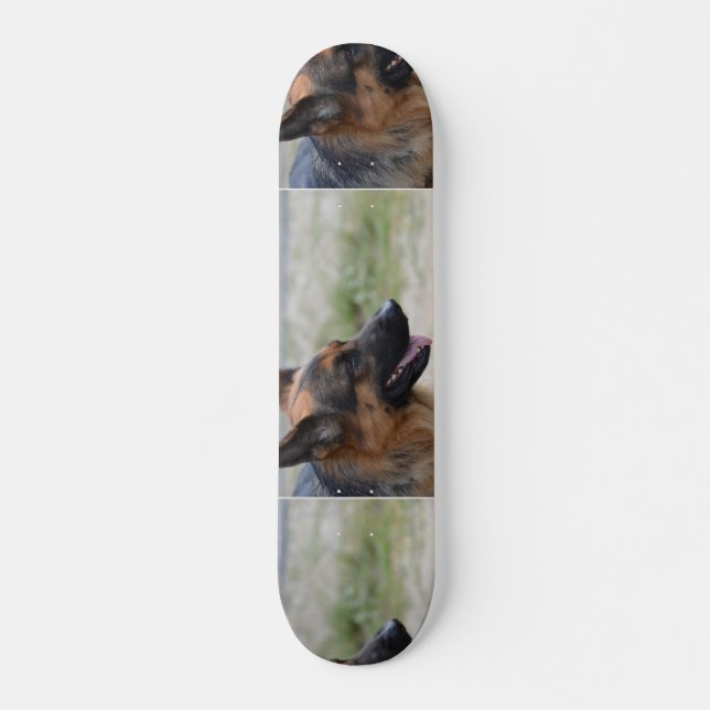 Sweet German Shepherd Dog Skateboard (Front)