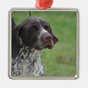 Sweet German Shorthaired Pointer Metal Tree Decoration