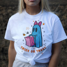 Sweet Ghost Trick or treat Halloween Tee