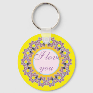Sweet Gifts and Favors Floral Design. Key Ring