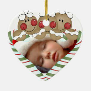 Sweet Gingerbread  Personalised Christmas Ornament
