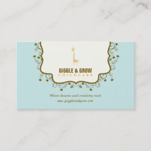 Sweet Giraffe Childcare /Boutique Business Card
