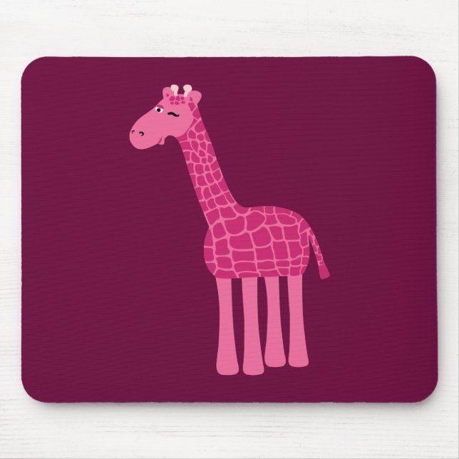 Sweet Giraffe Mouse Mat (Front)
