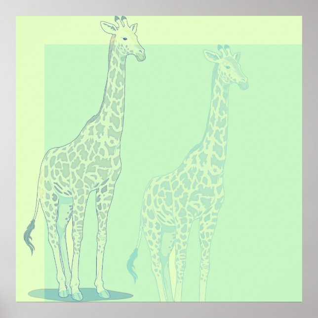 Sweet Giraffe Poster (Front)