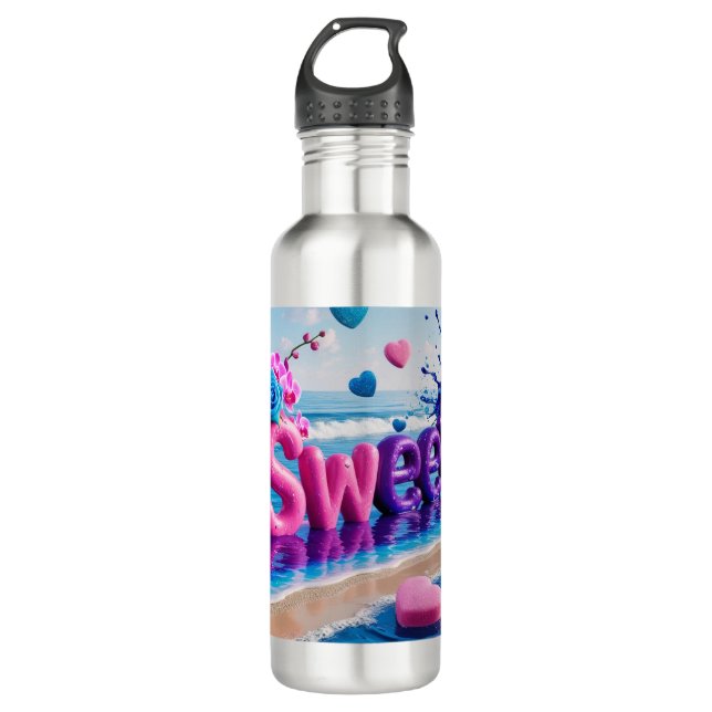 sweet girl and colours 710 ml water bottle (Front)