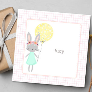 Sweet Girl’s Bunny Gift Enclosure Card