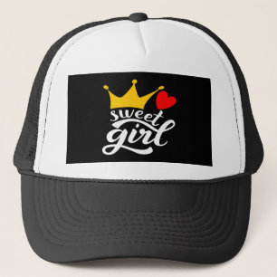 sweet girl trucker hat
