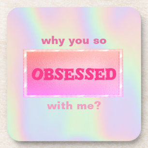 Sweet Girly Holographic   Coaster