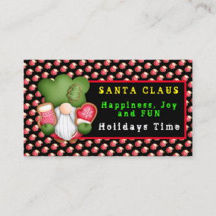 Sweet Gnome Customise Colour and Text  Business Card