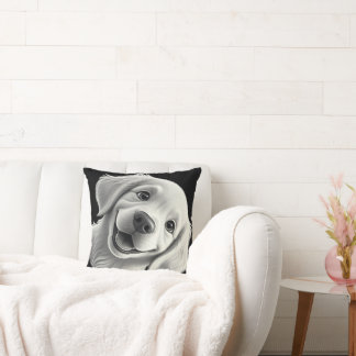 Sweet Golden Joy: Pixar-Style Puppy Friends Cushion