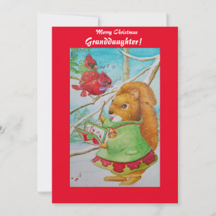 Sweet Granddaughter's Christmas Card