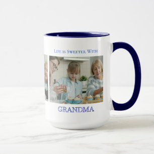 Sweet Grandma Photo Gift Mug