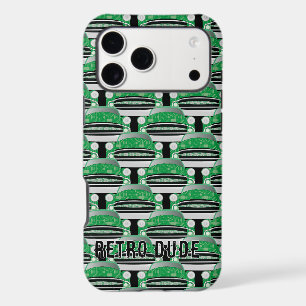 Sweet Green Retro Classic Car Pattern