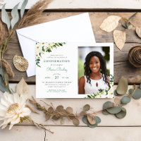 Sweet Greenery Floral Photo Confirmation