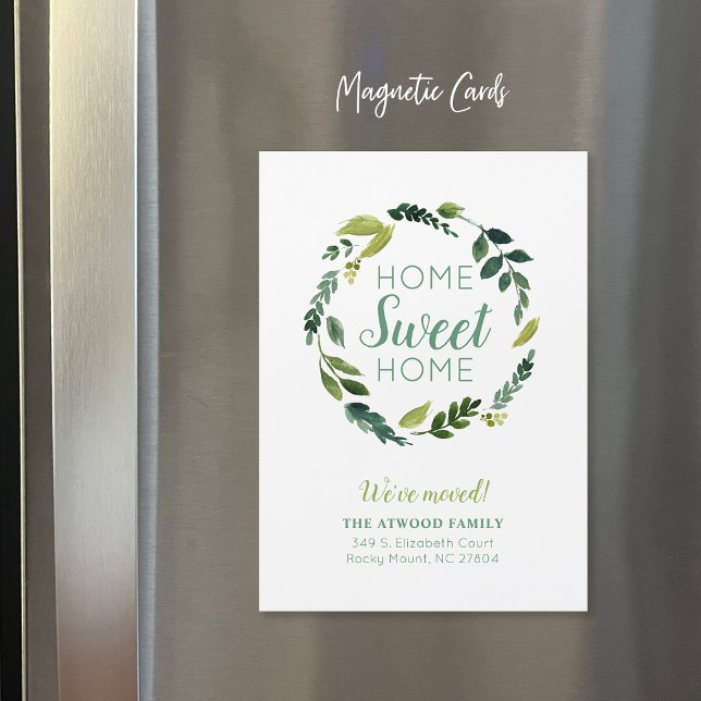Sweet Greenery Magnetic New Address Announcement (Creator Uploaded)