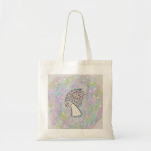 Sweet Guardian Angel Art Tote Bag