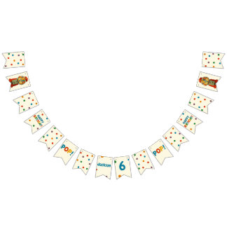 Sweet Gumball Candy Kids Birthday Party Bunting
