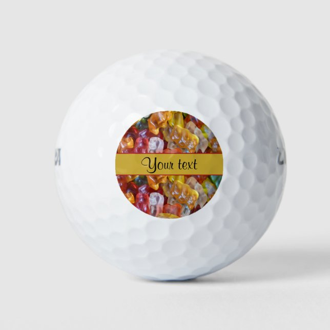 Sweet Gummi Bears Golf Balls (Front)