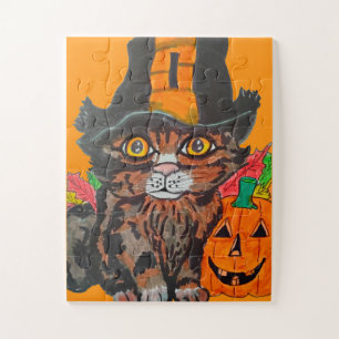 SWEET HALLOWEEN KITTY  JIGSAW PUZZLE
