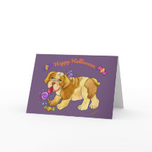 Sweet Halloween Puppy Card