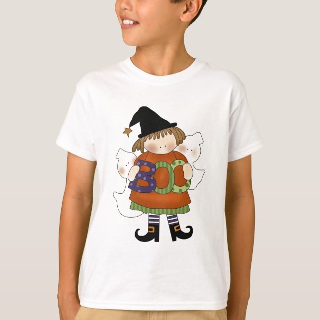 Sweet Halloween Witch T-Shirt (Front)