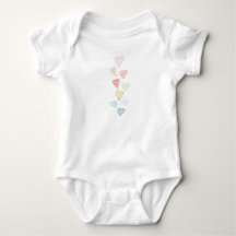 Sweet Hand Drawn Ombre Hearts