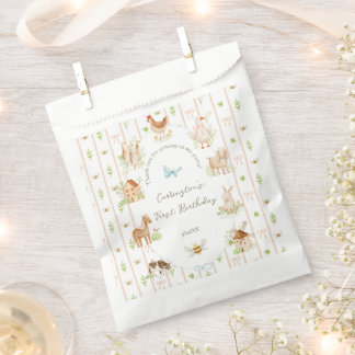 Sweet Handpainted Grandmillenial Farm Birthday Favour Bags