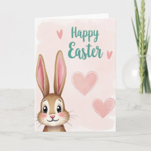 Sweet Happy Bunny Friend Card