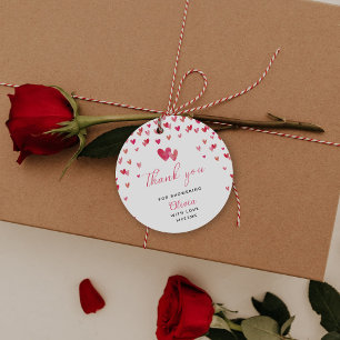 Sweet heart Baby shower Favour Tags