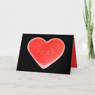 Sweet Heart Black 'Happy Valentine's Day' card