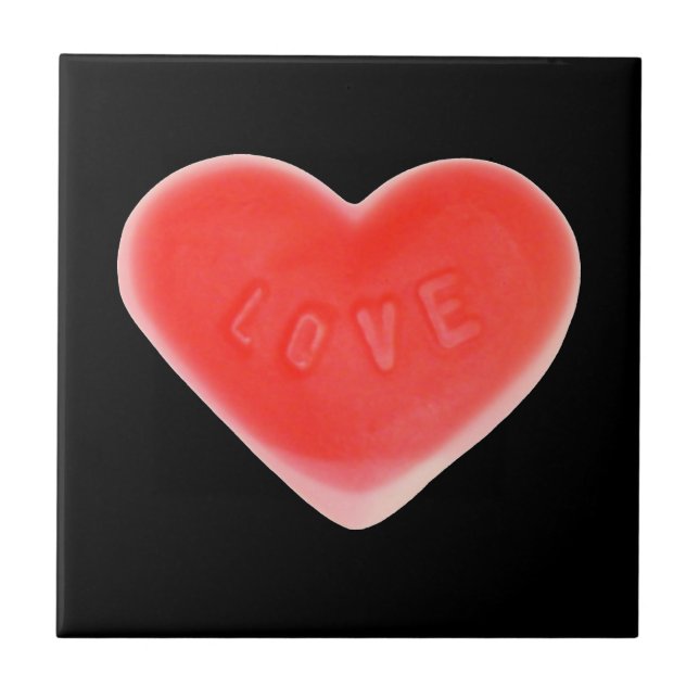 Sweet Heart Black tile (Front)