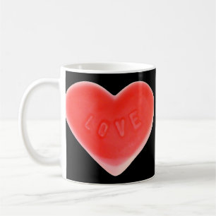 Sweet Heart Black 'Your Text' mug