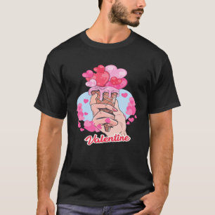 sweet heart cones valentines Day For Cutie Hugs T-Shirt