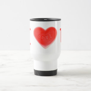 Sweet Heart 'I love U' travel mug