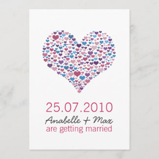 Sweet-Heart Informal Reception Invitation