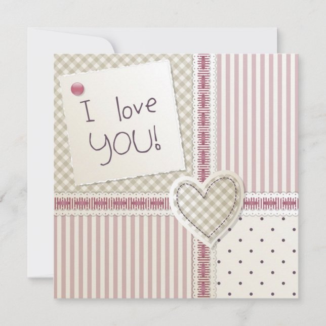 Sweet Heart Invitation (Front)