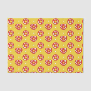 Sweet Heart Love Cake Doughnut Party Tissue Paper