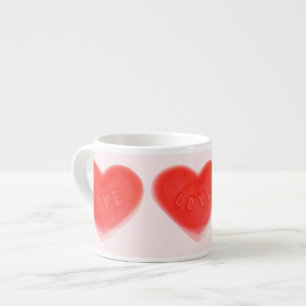 Sweet Heart Pink espresso mug
