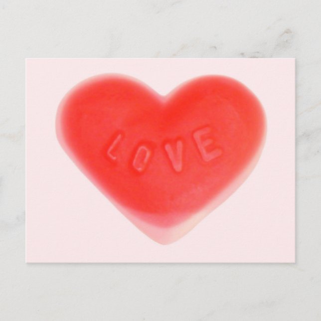 Sweet Heart Pink postcard (Front)