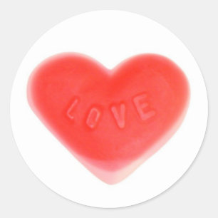 Sweet Heart sticker round