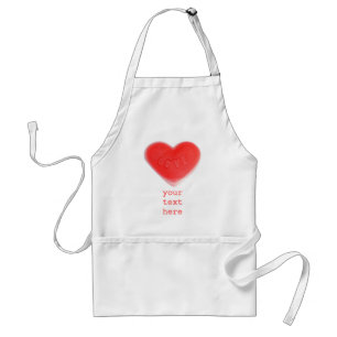 Sweet Heart 'Your Text' apron